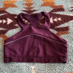 ALO Yoga Women's Deep Purple Sports Bra size medium